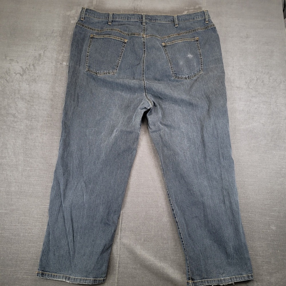 Liz & Me Jeans Women Size 22WP Blue Denim Straight Leg Pants - Picture 7 of 7